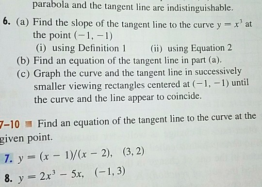 Parabola And The Tangent Line Are Indistinguishable 6 Itprospt