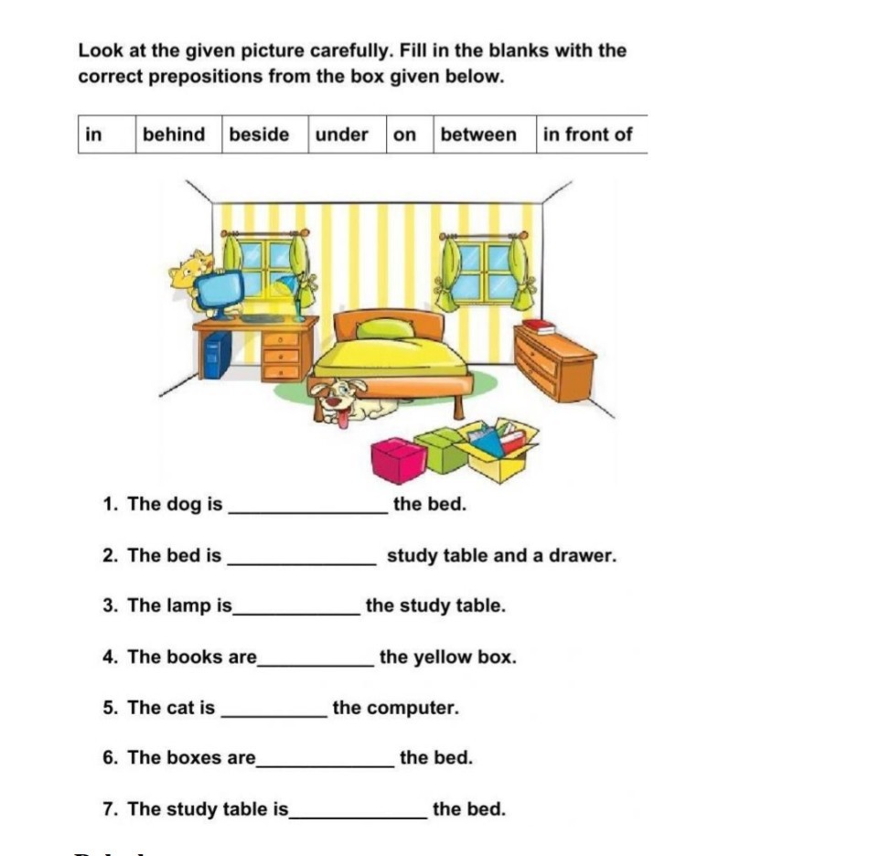 Look at the given picture carefully. Fill in the blanks with the ...