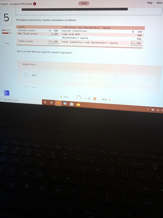 SOLVED Chapter2 (capped at 10 points Saved Help Save 5 The balance