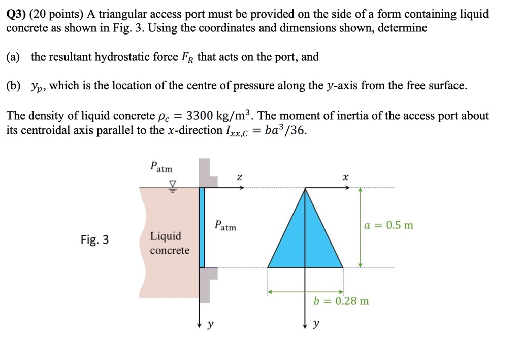 q3 20 points a triangular access port must be provided on the side of a ...