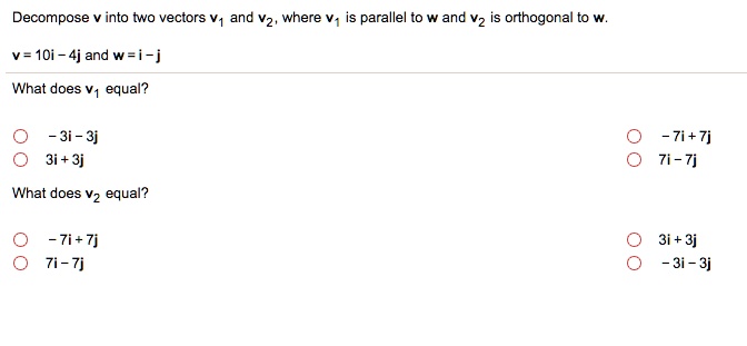 decompose-into-two-vectors-vt-and-v2-where-v-is-par-solvedlib