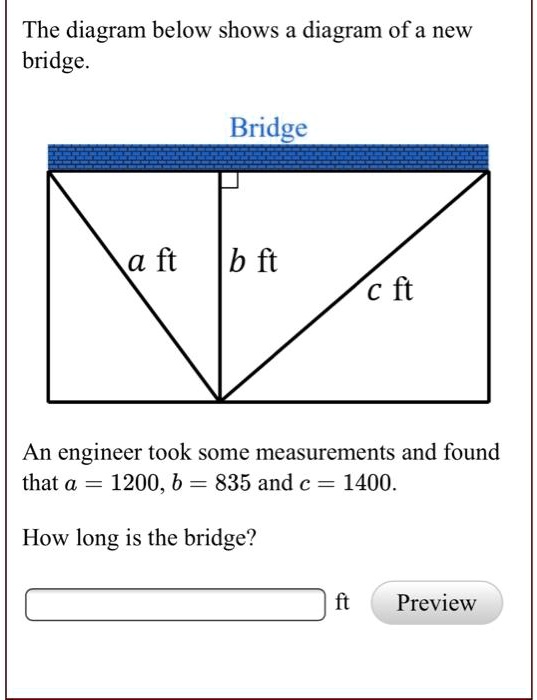 The diagram below shows a diagram of a new bridge.Bri… - SolvedLib