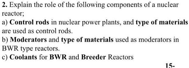 VIDEO Solution: 2. Explain The Role Of The Following Components Of A ...