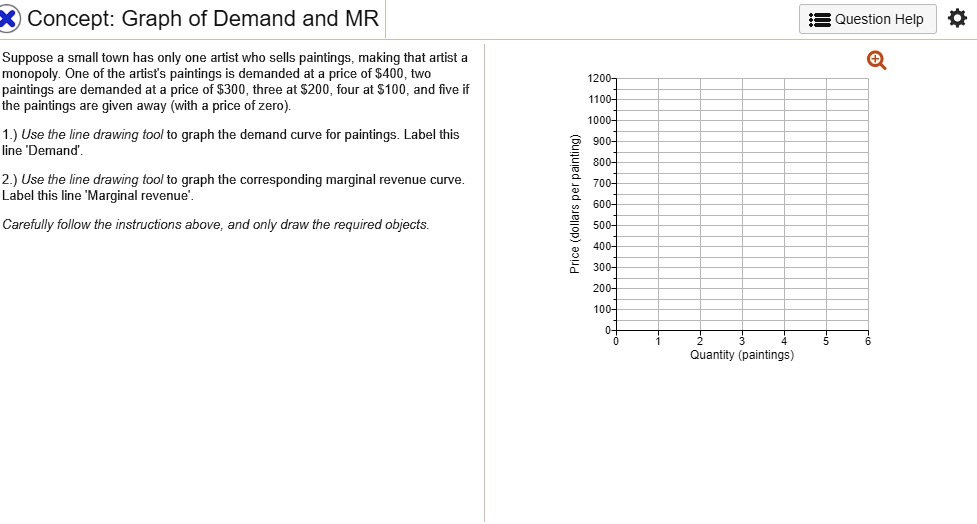 SOLVED: Concept: Graph of Demand and MR Suppose a small town has only ...