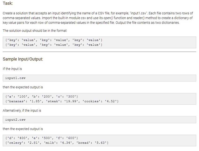 SOLVED: Texts: Task: Create a solution that accepts an input ...