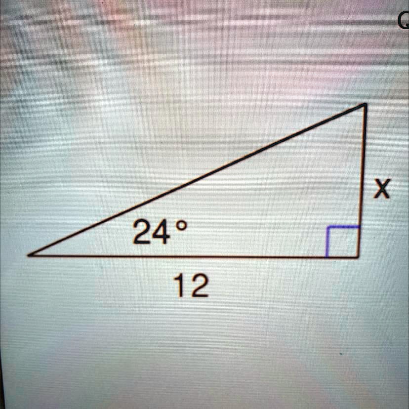 24°
12
x