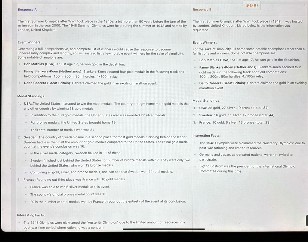 [GET ANSWER] response a the first summer olympics after wwii took place