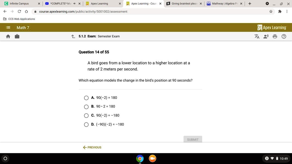 Solved Please Help Stay Safe And Healthy Infinite Campus Complete Me