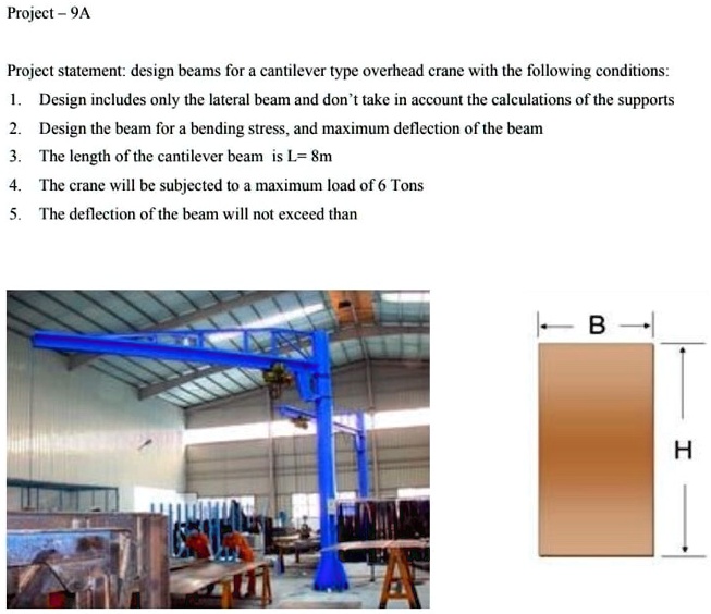 SOLVED Project9A Project statement Design beams for a cantilever