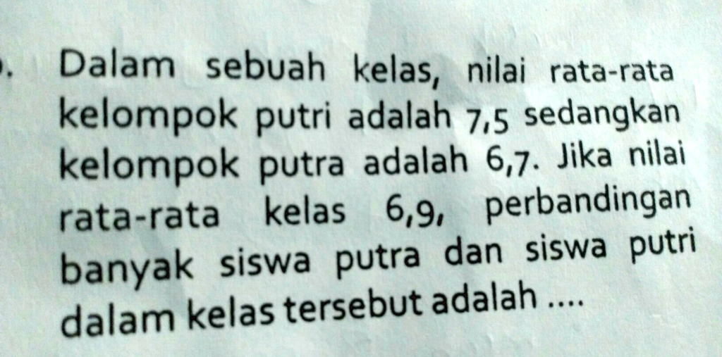 diketahui 3a   13 = 6a   1. nilai dari a adalah