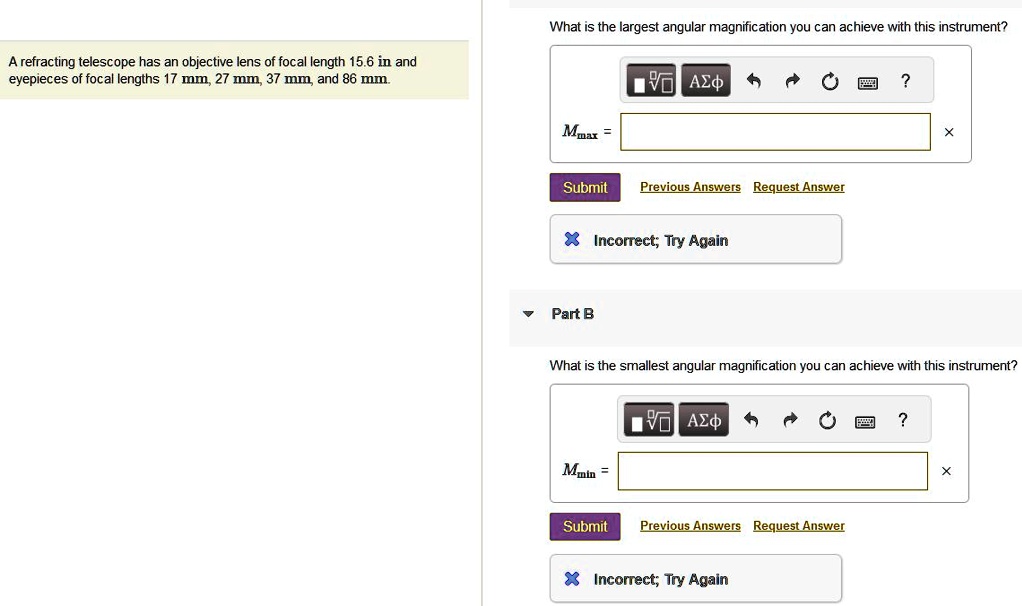 SOLVED Texts What is the largest angular magnification you can