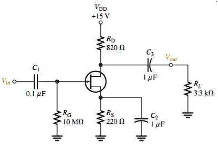 SOLVED: For the circuit shown in Figure 1, draw the DC and AC ...