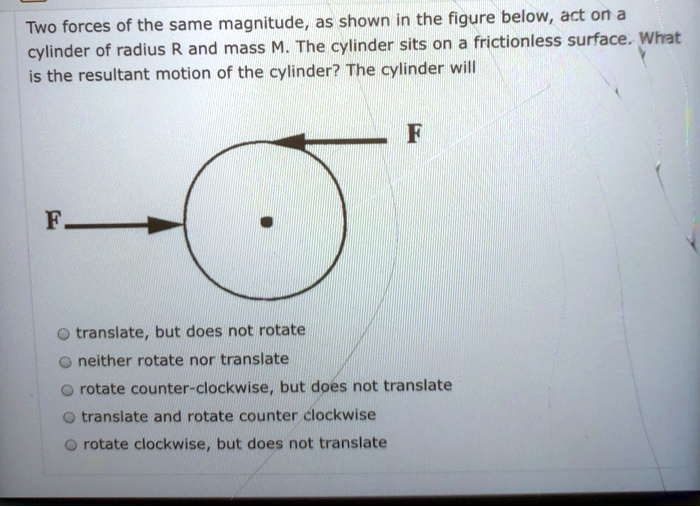 [GET ANSWER] two forces of the same magnitude as shown in the figure ...