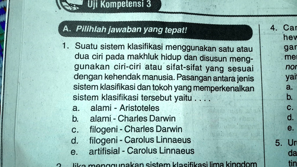 SOLVED: Ada Yg Bisa Jawab Gk No 1 Uji Kompetensi 3 A Pilihlah Jawaban ...