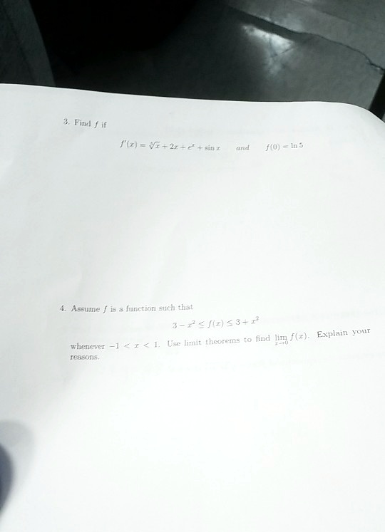 Solved Fhl J If F Evi 2 E Af J 0 In Arwing Function Uch That 3 22 Flr 3 F Explamn You Fnd Lin F T I I Lz Lirnit Thebreins Brer Ica