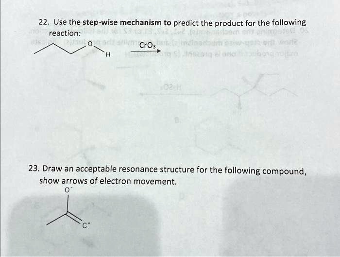 VIDEO solution: 22. Use the stepwise mechanism to predict the product ...