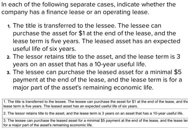 SOLVED: In each of the following separate cases,indicate whether the ...