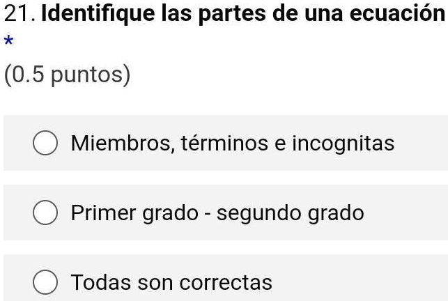 SOLVED: Ayuda Amigos Doy Corona:3 21. Identifique Las Partes De Una ...