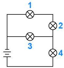 SOLVED: 'Linh builds a circuit from the diagram shown. Which bulb could