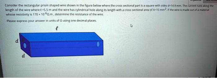 SOLVED: Consider the rectangular prism shaped wire shown in the figure ...