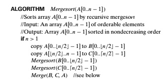 SOLVED: Consider the Merge sort algorithm, which is a divide and ...