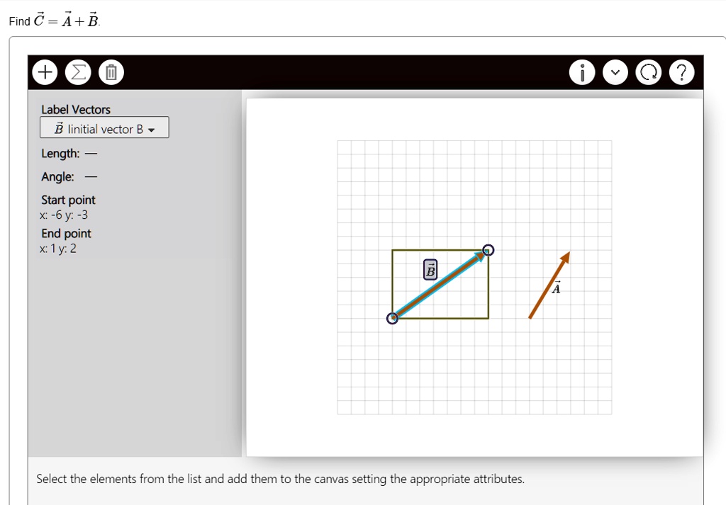 SOLVED: Texts: Find these variables for both vector A and vector B ...