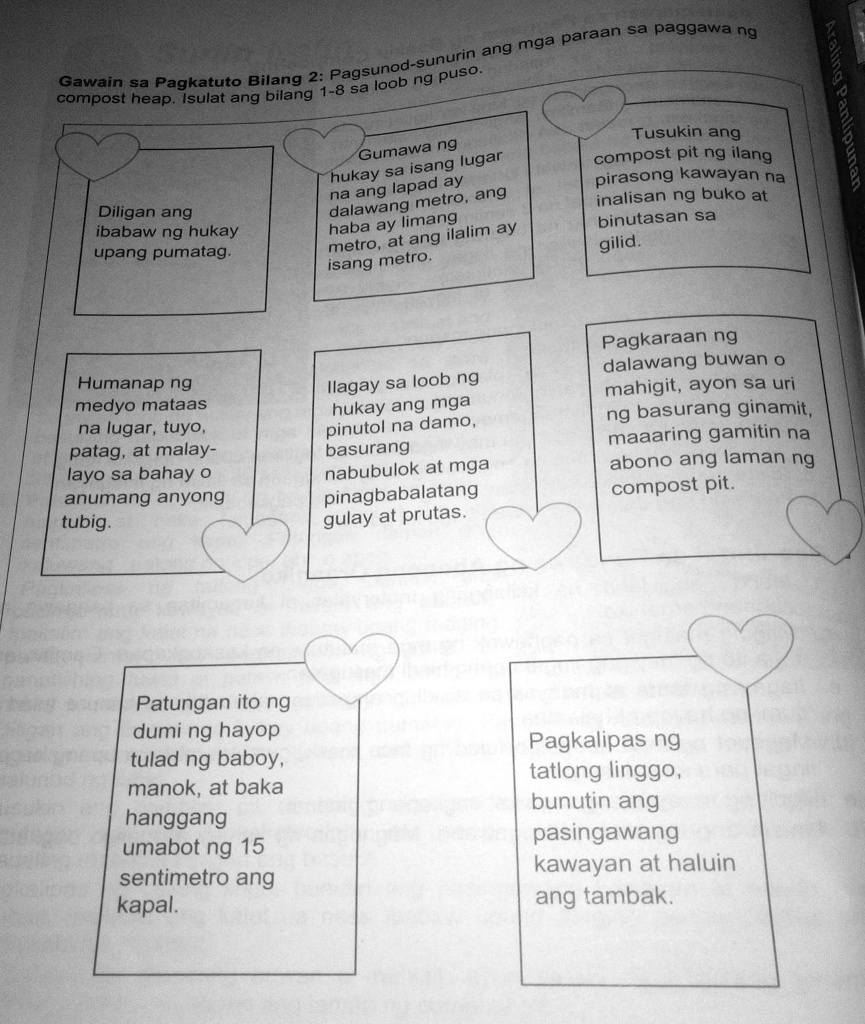 Solved Gawain Sa Pagkatuto Bilang 2 Pagsunod Sunurin Ang Mga Paraan