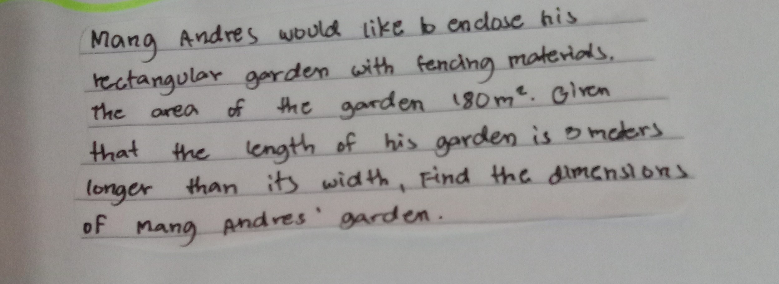 solved-mang-andres-would-like-to-enclose-his-rectangular-garden-with