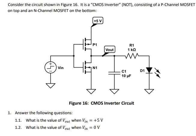 consider the circuit shown in figure 16 it is a cmos ...