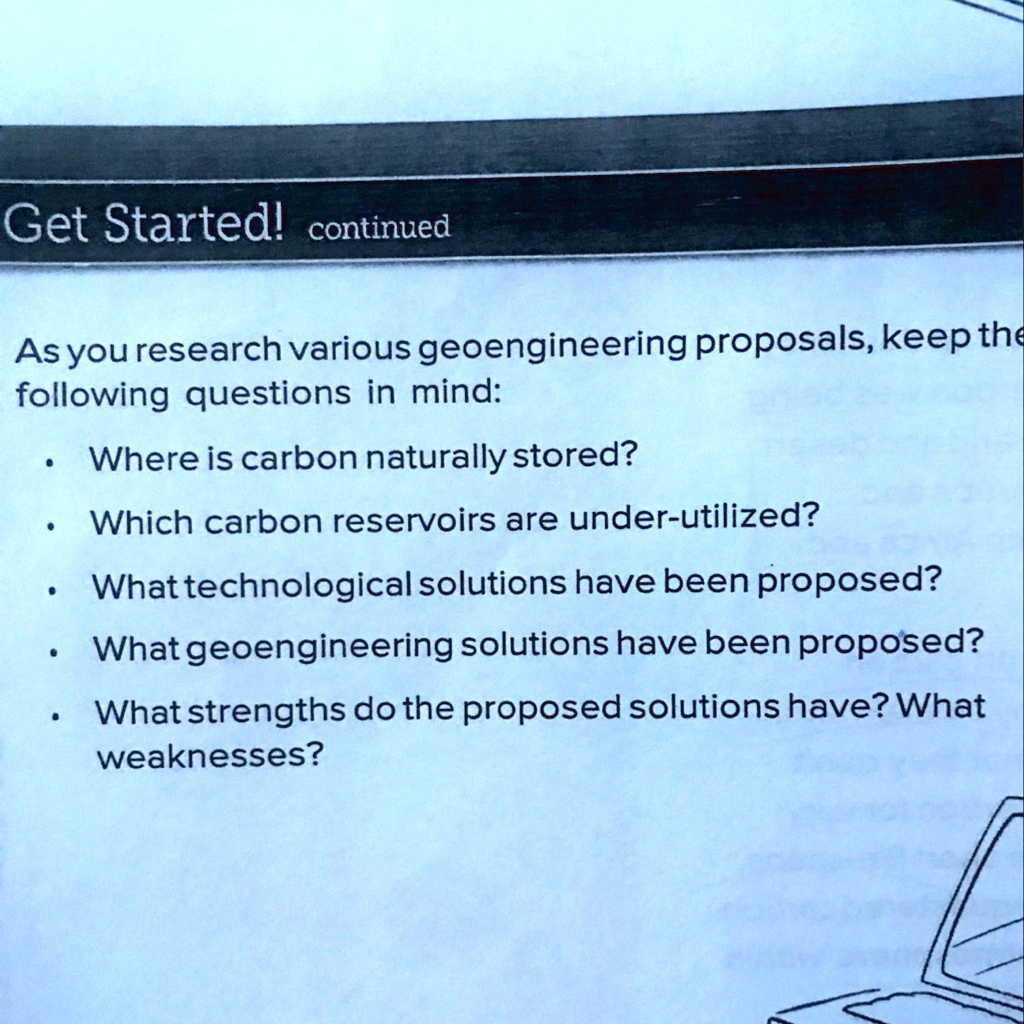 SOLVED 'Which carbon reservoirs are underutilized Get Startedl