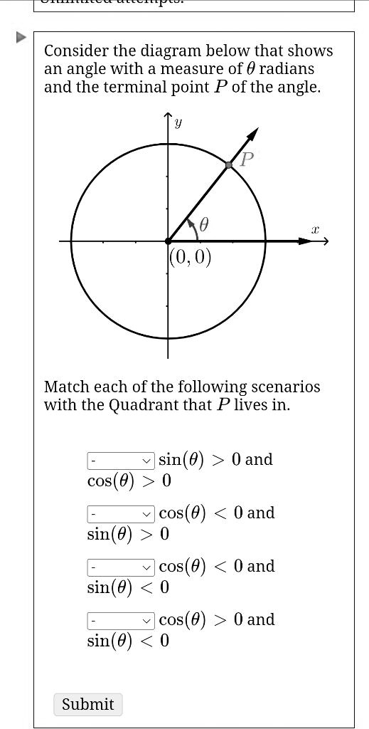 SOLVED: Consider the diagram below that shows an angle with a measure ...