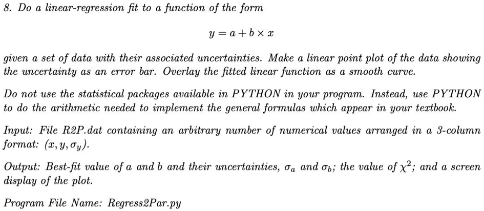 SOLVED: Can you put this in Python 3 and use the libraries: import ...