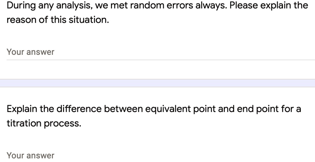 SOLVED During any analysis, we met random errors always Please