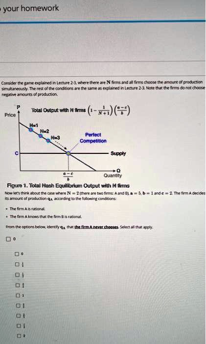 game theory your homework consider the game explained in lecture 2 ...