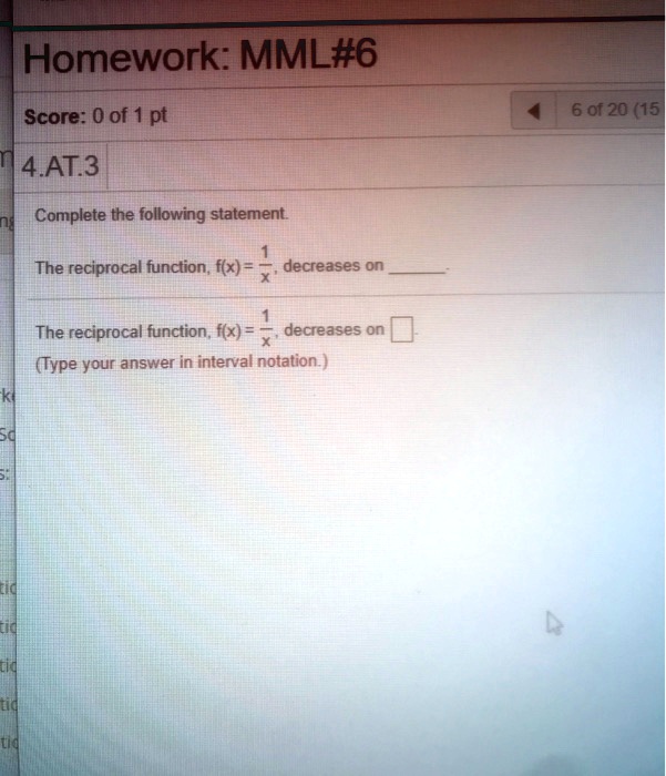 Mml homework answers picture