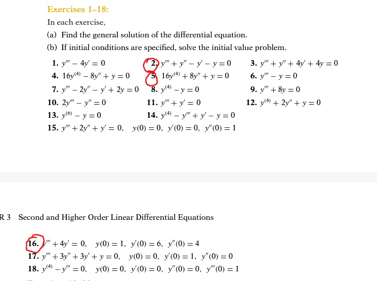 SOLVED: 2, 5, And 16 Please, I Had Difficulty With Those 3. Exercises 1 ...