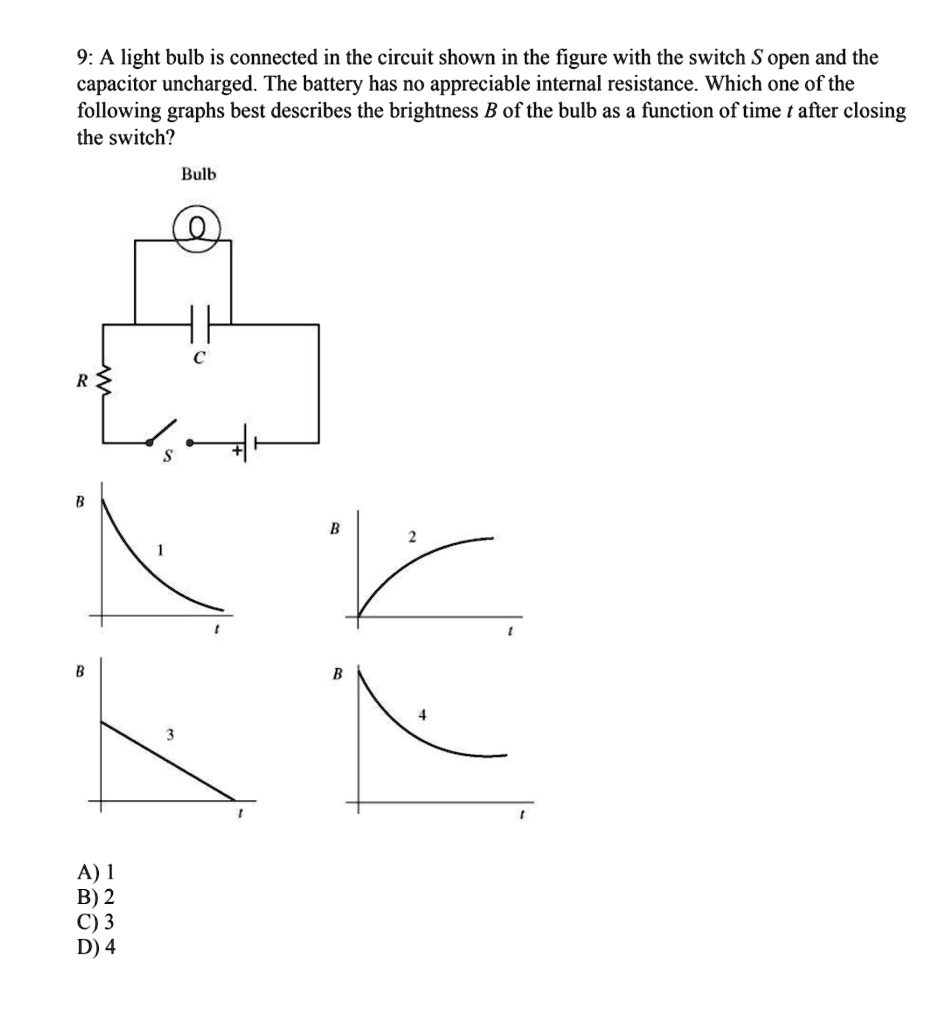 9 A light bulb is connected in the circuit shown in … SolvedLib