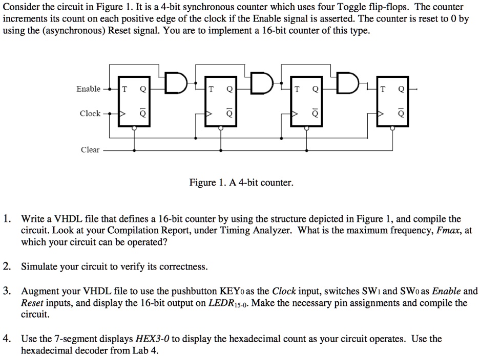 The VHDL Code For 4 Bit Johnson Counter Is | PDF | Vhdl | Electronic  Engineering