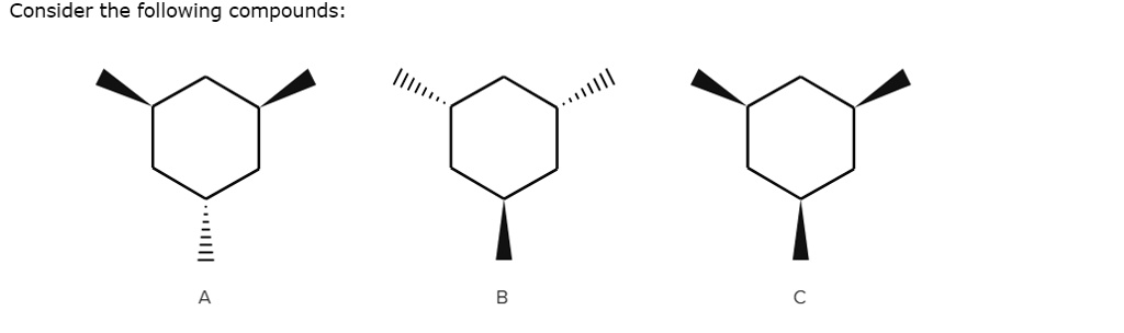 Consider the following compounds: