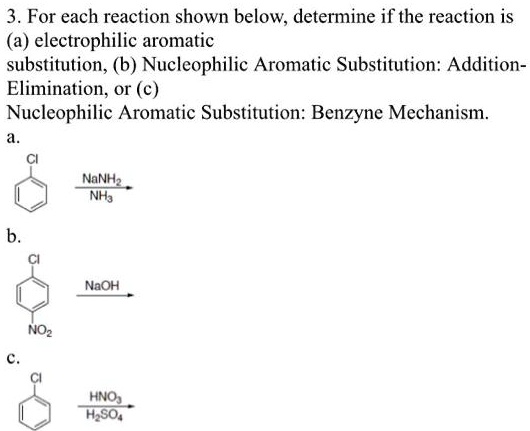 SOLVED: For Each Reaction Shown Below, Determine If The Reaction Is (a ...