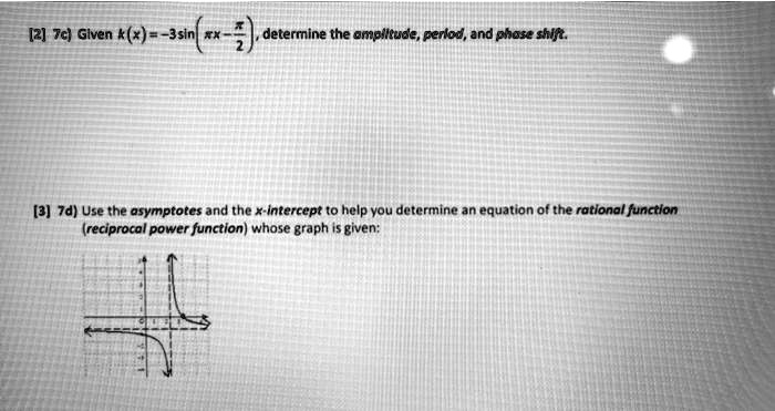 Video Solution: [2] If Given F(x) = âˆš3sin(x), Determine The Amplitude 