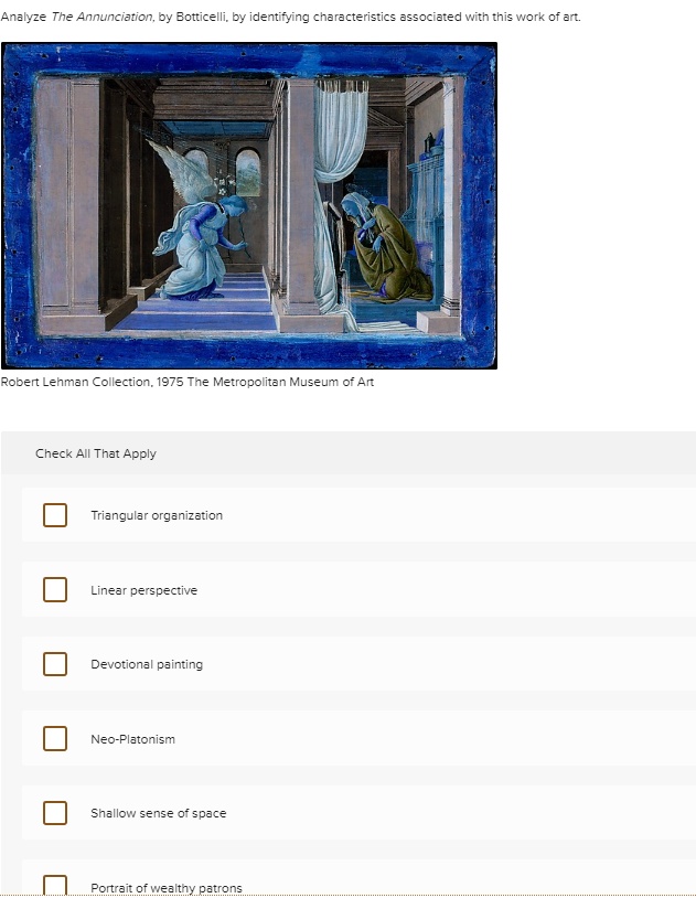 SOLVED Robert Lehman Collection, 1975 The Metropolitan Museum of Art