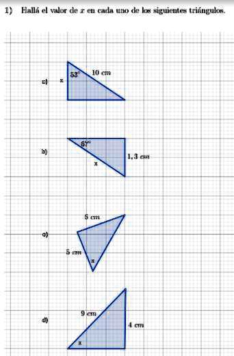 Solved Hallar El Valor De X De Los Tri Ngulos Y Resolver Los Tri Ngulos Rect Ngulos