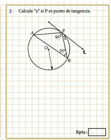 SOLVED: Ángulos en la circunferencia por favor ayuda si no sabes no ...