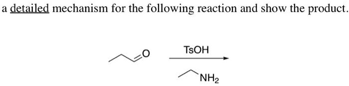 SOLVED: A detailed mechanism for the following reaction and show the ...