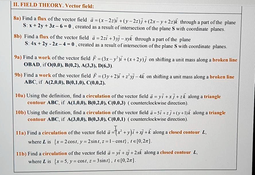 Solved Hfield Theory Vector Field 8a Find A Flux Ofthe Vector Field R 22 Y 22 J 2x Y 2 K Through A Part Ofthe Plane S X 2y 32 6 0 Created As A Resull Ofintersection Of The Solved Hfield Theory Vector Field 8a Find A Flux Ofthe Vector Field R 22 Y 22 J 2x Y 2 K Through A Part Ofthe Plane S X 2y 32 6 0 Created As A Resull Ofintersection Of The