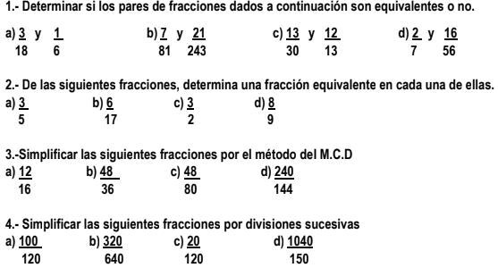 Simplificar Fracciones interactive activity