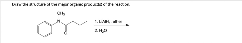 SOLVED: Draw the structure of the major organic product(s) of the ...