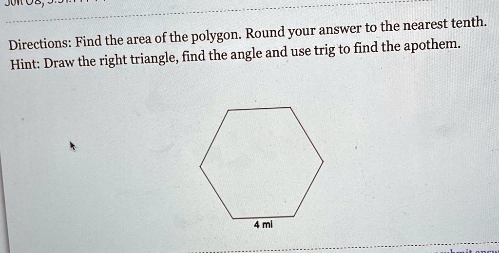 SOLVED: 'Jut U # Round your answer to the nearest tenth Directions ...