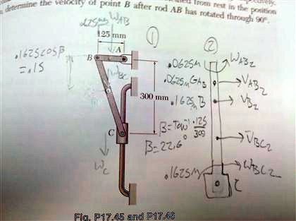 SOLVED: The Uniform Rods AB And BC Are Of Mass 2 Kg And 5 Kg ...